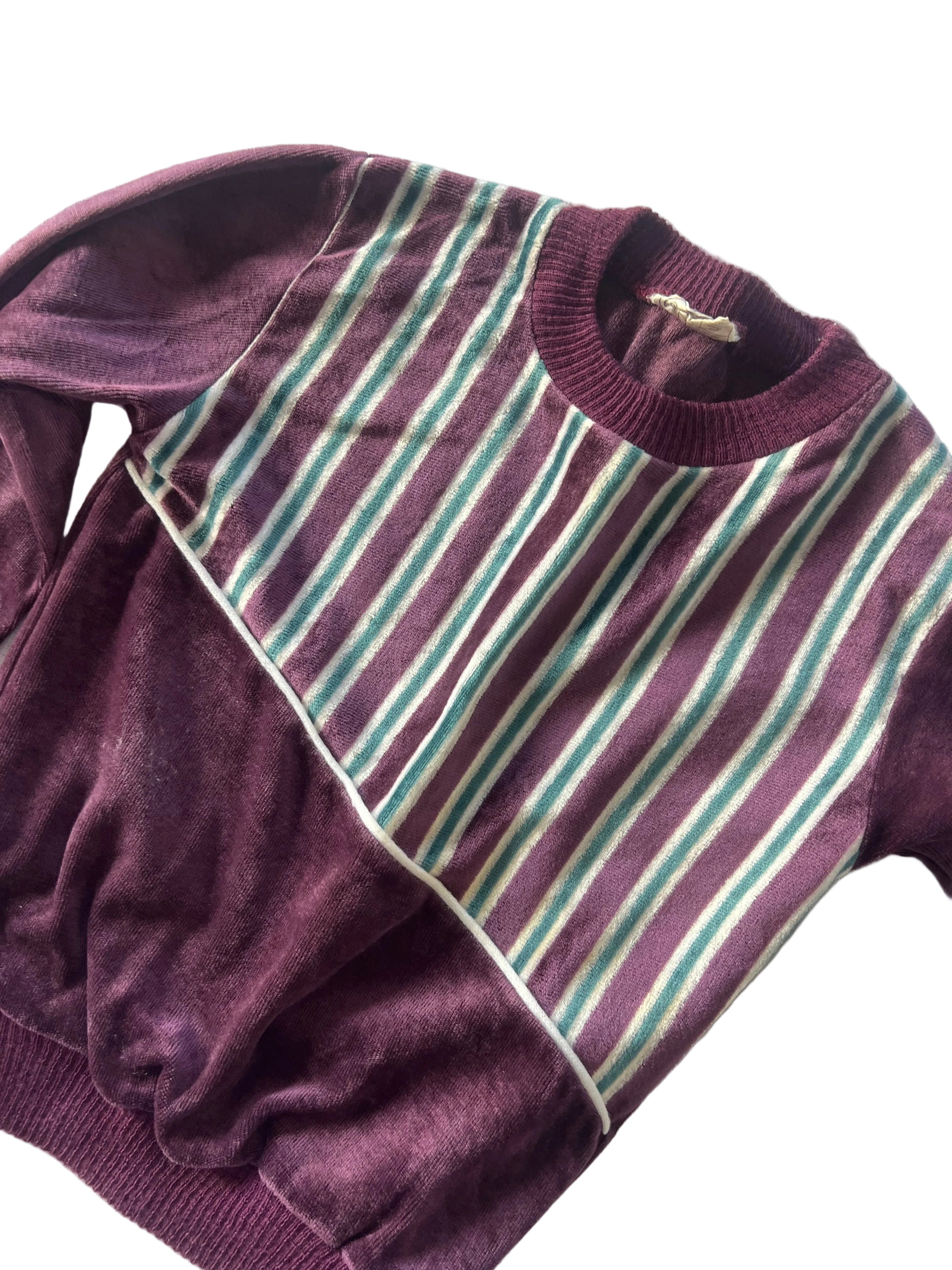 Vintage Purple Velour Set (size 3-5 years)