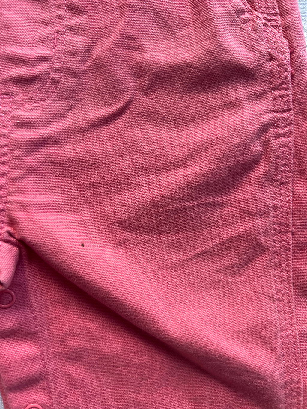 Pink Carhartt Overalls (12m)