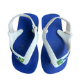 Blue and White Havaianas